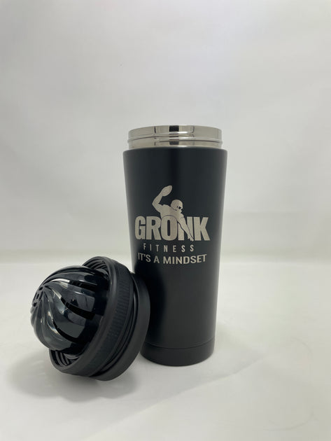 Ice Shaker Gronk Fitness Edition - Black w/Removable Agitator – Gronk  Fitness Products
