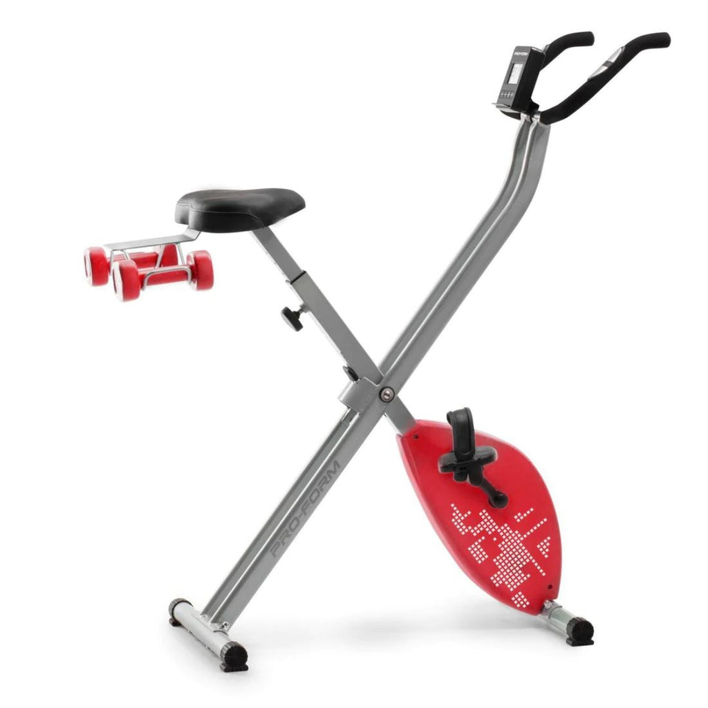 Red discount exercise bike