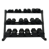 Gronk Fitness 5-50 Dumbbell Set with Free Rack