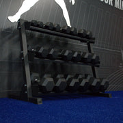 Gronk Fitness 5-50 Dumbbell Set with Free Rack