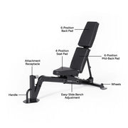 Inspire Series FID7 PRO Adjustable Bench