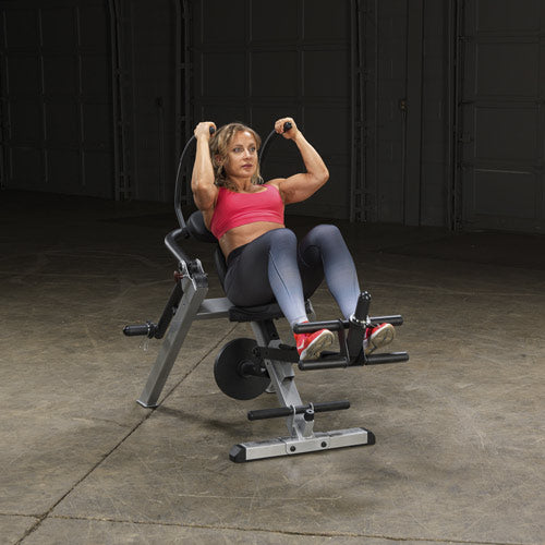 BODY SOLID SEMI RECUMBENT AB BENCH Gronk Fitness Products