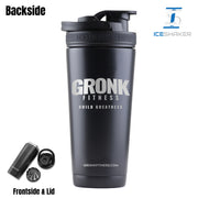 Ice Shaker Gronk Fitness Edition - Black w/Removable Agitator