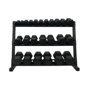 Gronk Fitness 5-50 Dumbbell Set with Free Rack