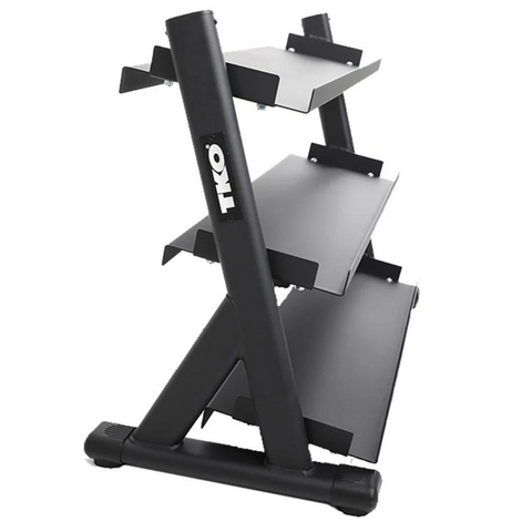 TKO 3-Tier Shelf Dumbbell Rack 6235-B