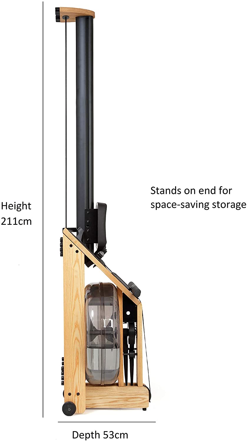 WaterRower A1 Oak Rowing Machine Gronk Fitness Products