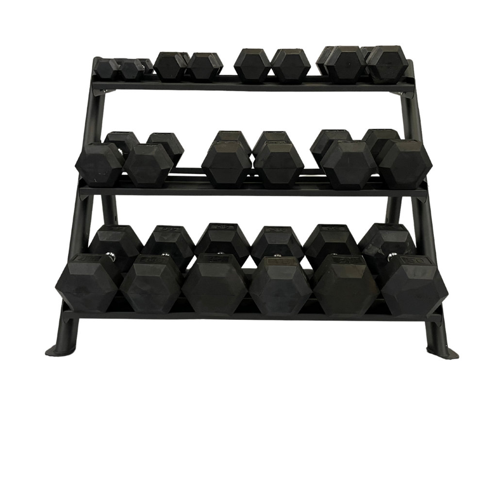 HALTERE HEXAGONAL / DUMBELLS MANIAKFITNESS 10KG