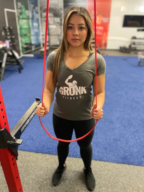 Gronk Fitness Womens V-Neck Shirts - 2 Colors